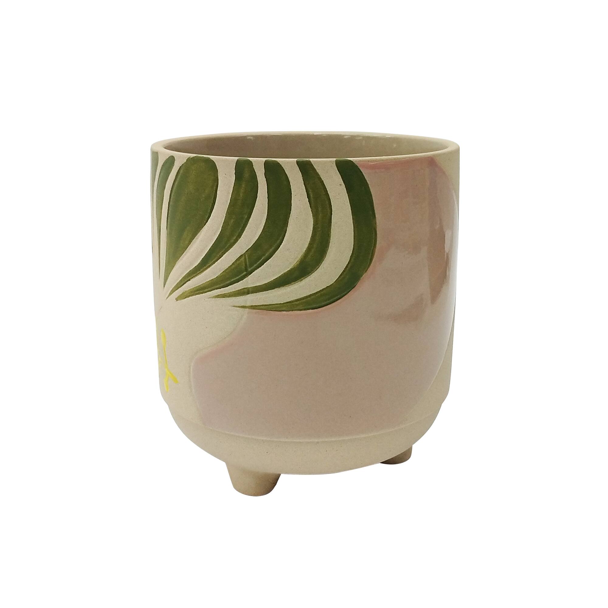 6" Tropical Ceramic Planter by Ashland®